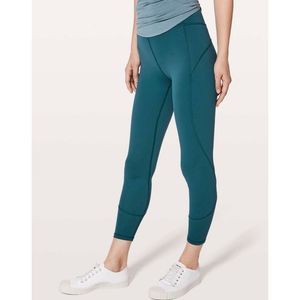 lululemon In Movement 25” Teal Leggings